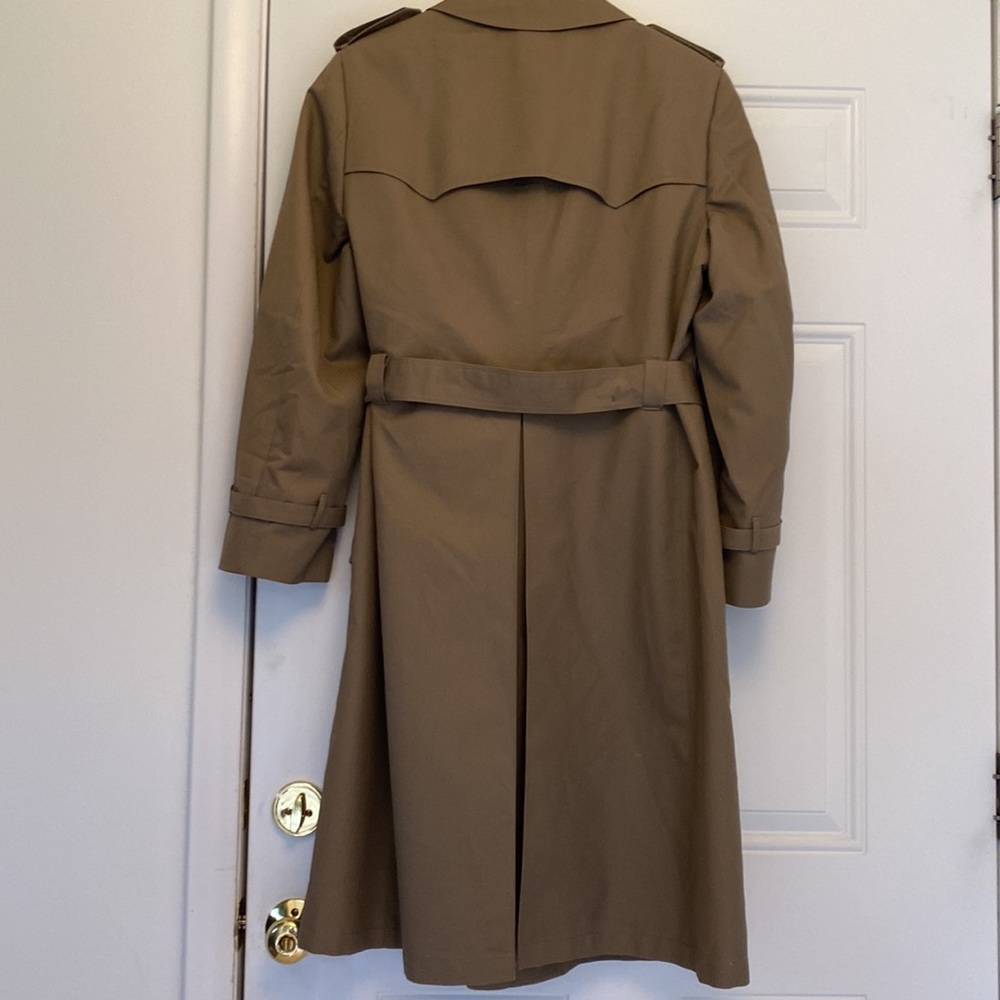 Vintage CHRISTIAN DIOR classic long trench coat 40R excellent cond… - Picture 2 of 16